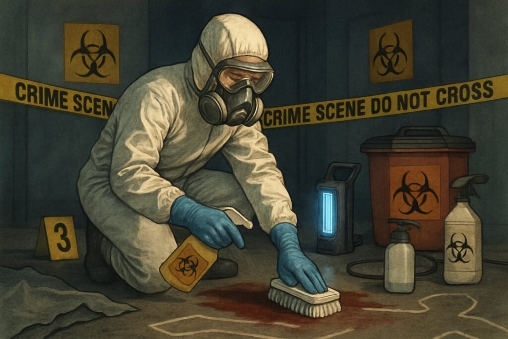 Biohazard and Crime Scene Cleaning: Entering a High-Paying Niche