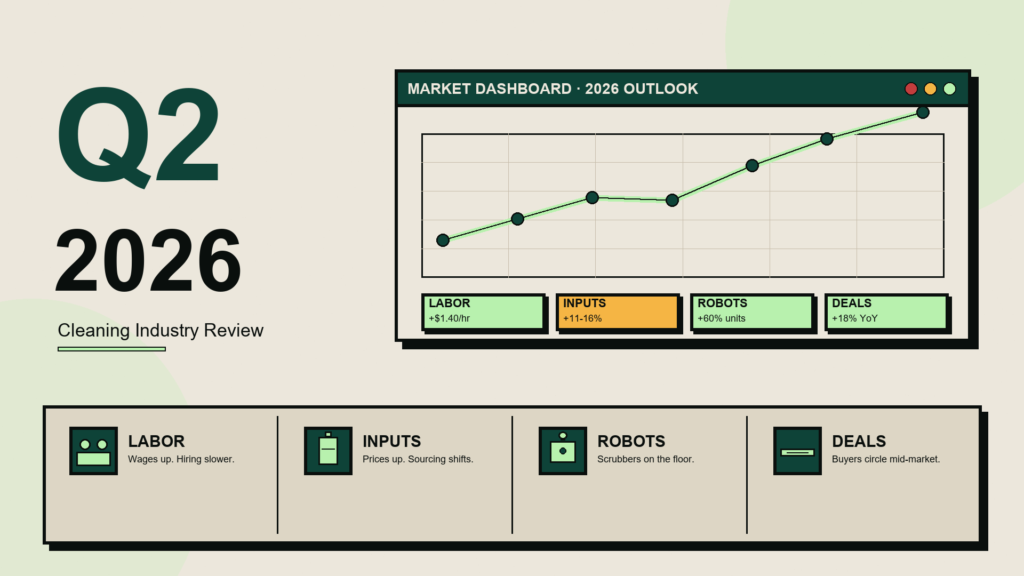 Q2 2026 Cleaning Industry Review: Labor, Costs, Automation, and Demand