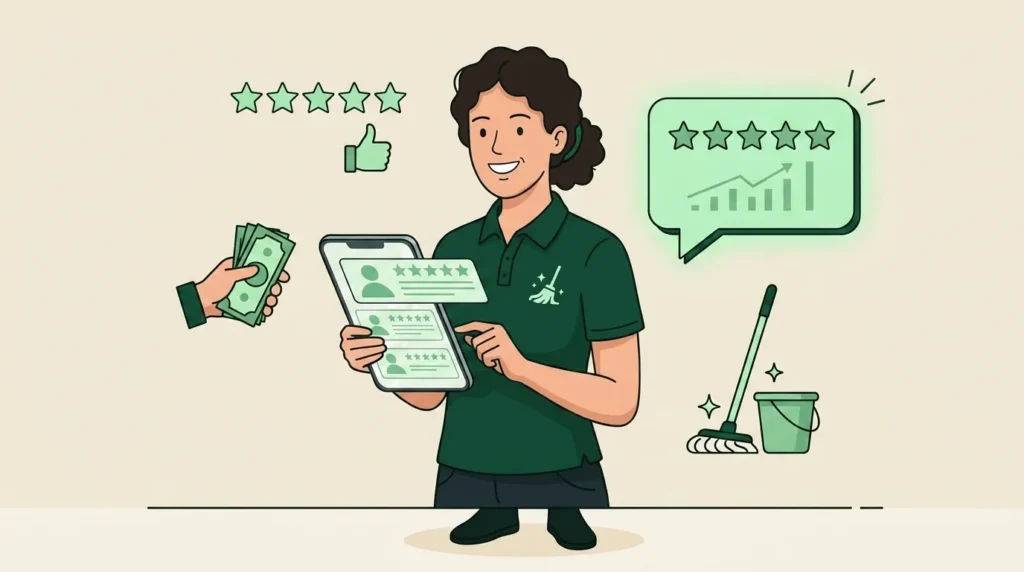 How to Get Reviews for Your Cleaning Business on Autopilot