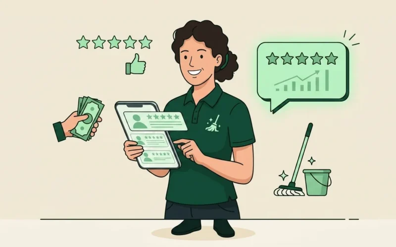 How to Get Reviews for Your Cleaning Business on Autopilot